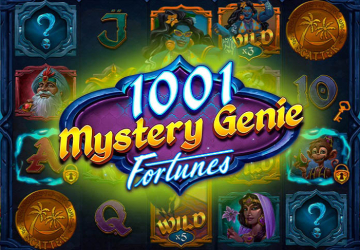 Автомат 1001 Mystery Genie Fortunes в казино Слотт